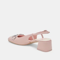 MELLI HEELS PINK CRINKLE PATENT^Dolce Vita Hot
