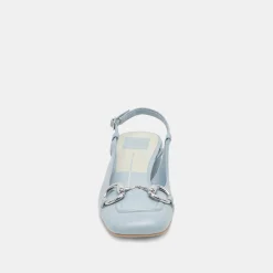 MELLI HEELS SKY BLUE CRINKLE PATENT^Dolce Vita New