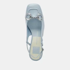 MELLI HEELS SKY BLUE CRINKLE PATENT^Dolce Vita New