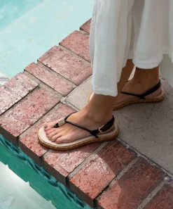 MERYL SANDALS BLACK LEATHER^Dolce Vita Discount
