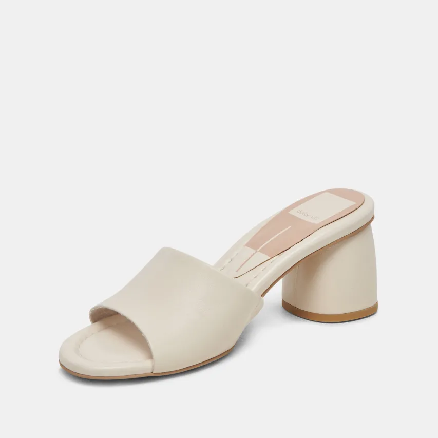MINNY DRESS HEELS IVORY LEATHER^Dolce Vita Best