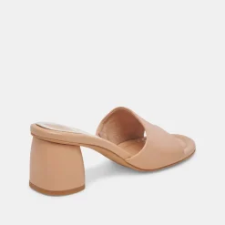 MINNY DRESS WIDE HEELS TAN LEATHER^Dolce Vita Outlet