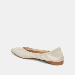 NADAV BALLET FLATS IVORY LEATHER^Dolce Vita Discount