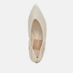 NADAV BALLET FLATS IVORY LEATHER^Dolce Vita Discount