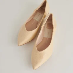 NADAV BALLET FLATS LT NATURAL RAFFIA^Dolce Vita New