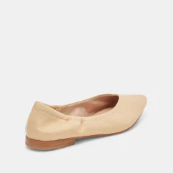 NADAV BALLET FLATS LT NATURAL RAFFIA^Dolce Vita New
