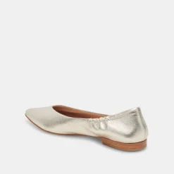 NADAV BALLET FLATS PLATINUM METALLIC LEATHER^Dolce Vita Hot