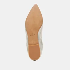 NADAV BALLET FLATS PLATINUM METALLIC LEATHER^Dolce Vita Hot
