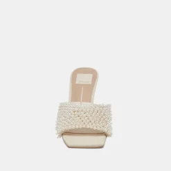NANDY PEARL HEELS VANILLA PEARLS^Dolce Vita Clearance