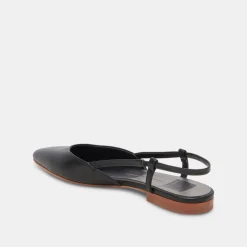 NARAH FLATS BLACK LEATHER^Dolce Vita Discount