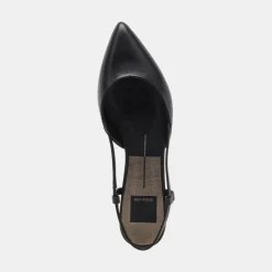 NARAH FLATS BLACK LEATHER^Dolce Vita Discount