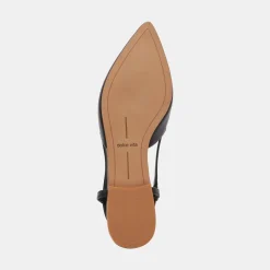 NARAH FLATS BLACK LEATHER^Dolce Vita Discount