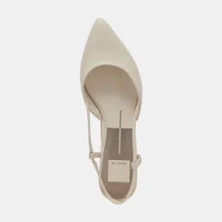 NARAH FLATS IVORY LEATHER^Dolce Vita Hot