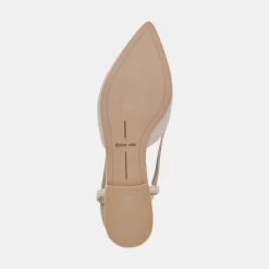 NARAH FLATS IVORY LEATHER^Dolce Vita Hot