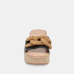 NARNIA SANDALS BLACK LEATHER^Dolce Vita Discount
