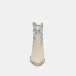 NASHE BOOTIES BLUE FLORAL NUBUCK^Dolce Vita Hot
