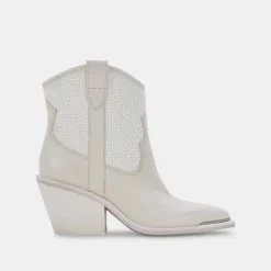NASHE BOOTIES OFF WHITE PEARLS^Dolce Vita Fashion