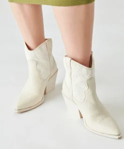 NASHE BOOTIES OFF WHITE PEARLS^Dolce Vita Fashion