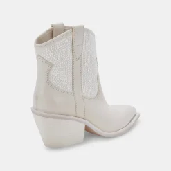 NASHE BOOTIES OFF WHITE PEARLS^Dolce Vita Fashion