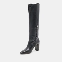 NEDI BOOTS BLACK LEATHER^Dolce Vita Outlet
