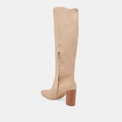 NEDI WIDE CALF BOOTS DUNE NUBUCK^Dolce Vita New