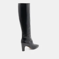 NELAS BOOTS BLACK LEATHER^Dolce Vita Online