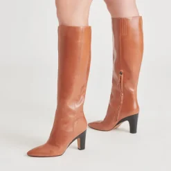 NELAS BOOTS COGNAC LEATHER^Dolce Vita Discount