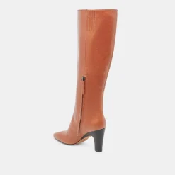 NELAS BOOTS COGNAC LEATHER^Dolce Vita Discount