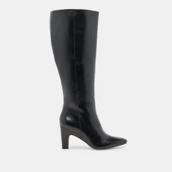 NELAS WIDE CALF BOOTS BLACK LEATHER^Dolce Vita Hot