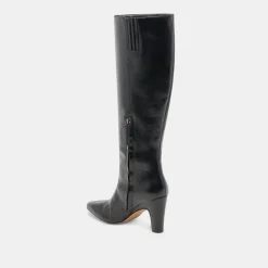 NELAS WIDE CALF BOOTS BLACK LEATHER^Dolce Vita Hot