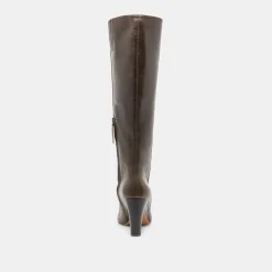 NELAS WIDE CALF BOOTS DARK OLIVE LEATHER^Dolce Vita Hot