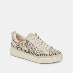 NICONA SNEAKERS BLACK NATURAL RAFFIA^Dolce Vita Discount