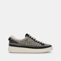 NICONA SNEAKERS WHITE BLACK KNIT^Dolce Vita Sale