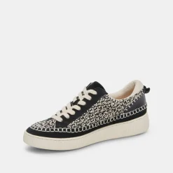 NICONA SNEAKERS WHITE BLACK KNIT^Dolce Vita Sale