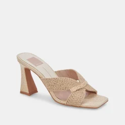 NITRO WIDE HEELS LT NATURAL RAFFIA^Dolce Vita Hot