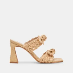 NIYAH HEELS LT NATURAL RAFFIA^Dolce Vita Fashion
