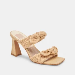 NIYAH HEELS LT NATURAL RAFFIA^Dolce Vita Fashion