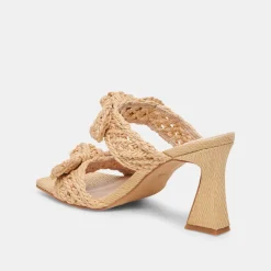 NIYAH HEELS LT NATURAL RAFFIA^Dolce Vita Fashion