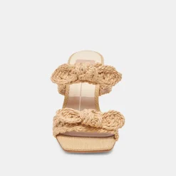NIYAH HEELS LT NATURAL RAFFIA^Dolce Vita Fashion