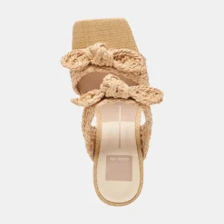 NIYAH HEELS LT NATURAL RAFFIA^Dolce Vita Fashion