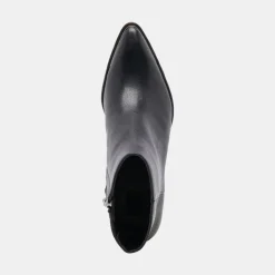 NONAH BOOTIES BLACK LEATHER^Dolce Vita Clearance