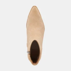NONAH WIDE BOOTIES TAN SUEDE^Dolce Vita Clearance