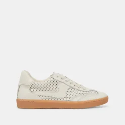 NOTICE EYELET PERF SNEAKERS WHITE LEATHER^Dolce Vita Hot