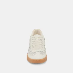 NOTICE EYELET PERF SNEAKERS WHITE LEATHER^Dolce Vita Hot