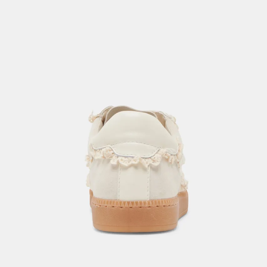 NOTICE LACE SNEAKERS IVORY SUEDE^Dolce Vita Outlet