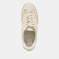 NOTICE LACE SNEAKERS IVORY SUEDE^Dolce Vita Outlet