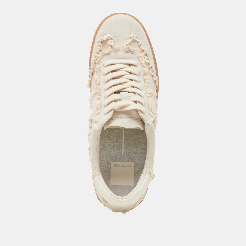 NOTICE LACE SNEAKERS IVORY SUEDE^Dolce Vita Outlet
