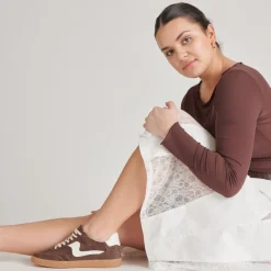 NOTICE SNEAKERS DK BROWN SUEDE^Dolce Vita Online