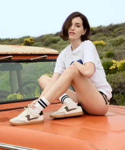 NOTICE SNEAKERS WHITE GREY LEATHER^Dolce Vita Hot