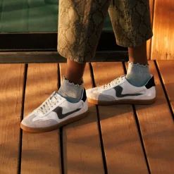 NOTICE SNEAKERS WHITE GREY LEATHER^Dolce Vita Hot